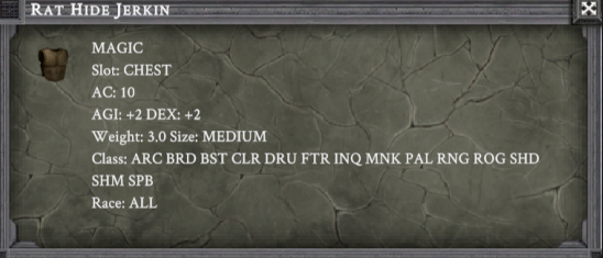 RAT HIDE JERKIN item card